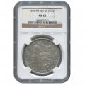 Certified Morgan Silver Dollar 1878 7TF Rev of 78 MS62 NGC